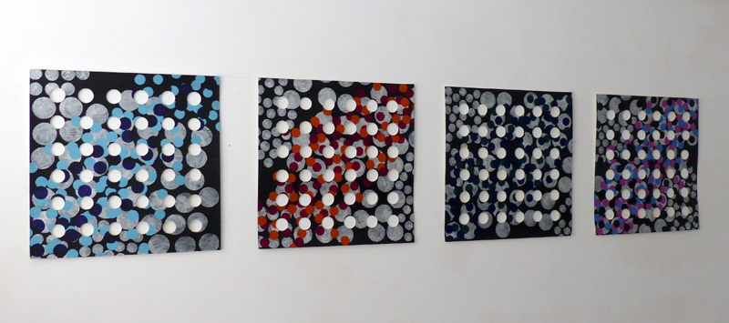 Philip Bradshaw, Studio installation 1, Echoes and equivalents, 2016